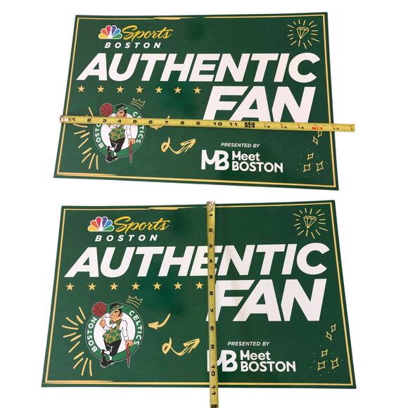 Boston Celtics 05/2025 Authentic Fan Poster Different Here Battle for Banner 18 - Picture 5 of 6
